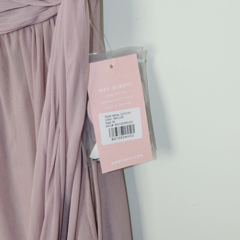 Birdy Grey Convertible Chickie Bridesmaid Dress Mauve NEW Size M - Picture 14 of 16